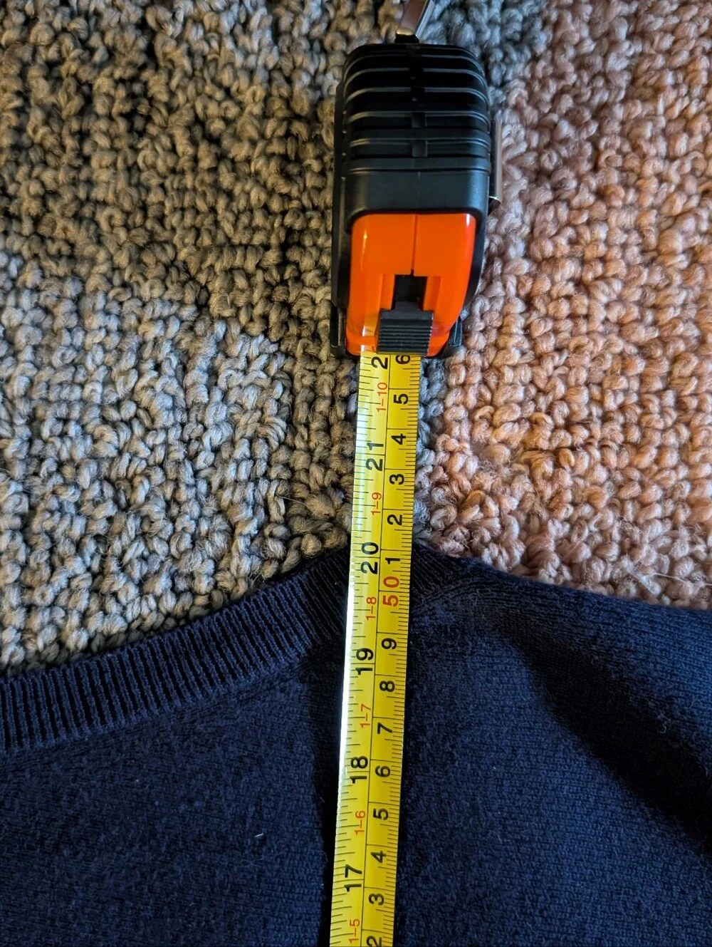 Vintage J Crew Navy Blue Sweater Vest With Button Front